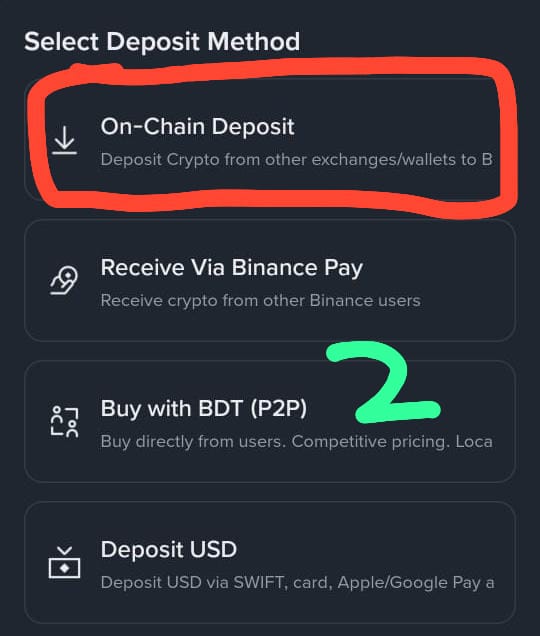 how to deposit fund from other exchange and wallet